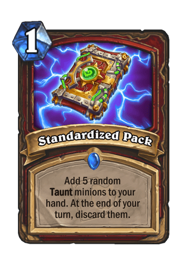 Standardized Pack