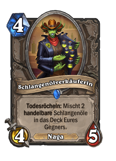 Schlangenölverkäuferin