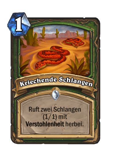 Kriechende Schlangen