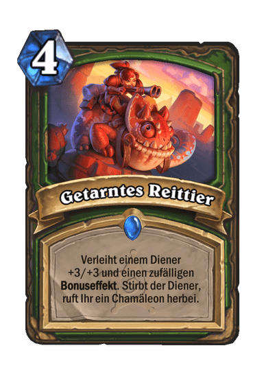 Getarntes Reittier