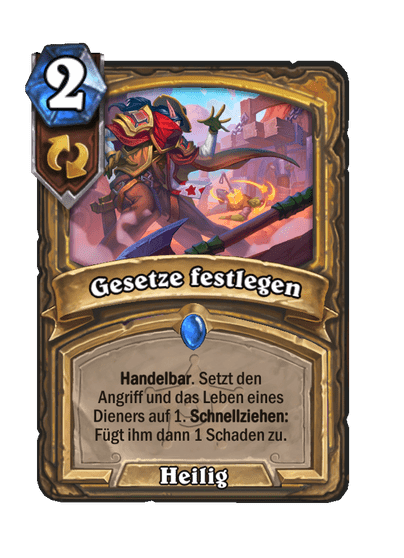 Gesetze festlegen