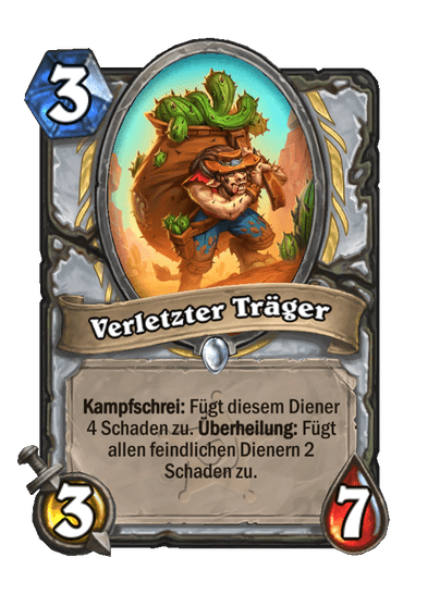 Verletzter Träger