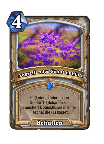 Angreifendes Schattenblatt