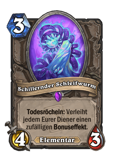 Schillernder Schleifwurm