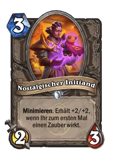 Nostalgischer Initiand