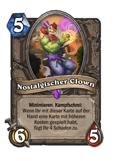 Nostalgischer Clown