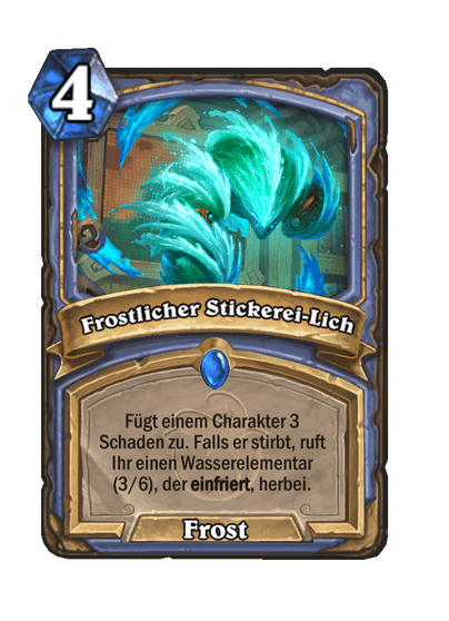 Frostlicher Stickerei-Lich