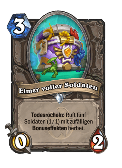 Eimer voller Soldaten