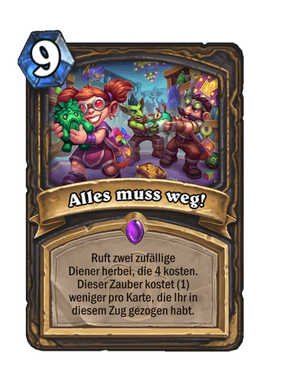 Alles muss weg!