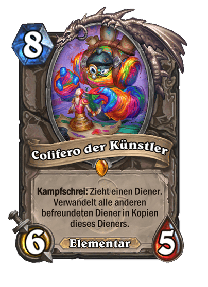 Colifero der Künstler