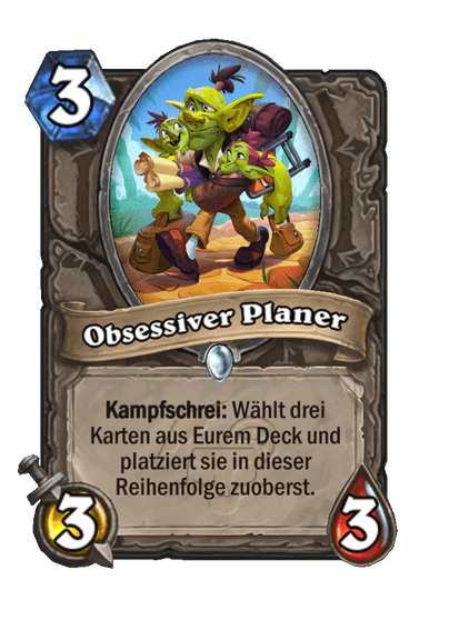 Obsessiver Planer