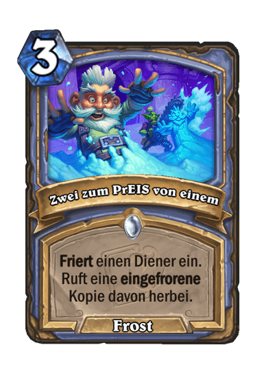 Zwei zum PrEIS von einem