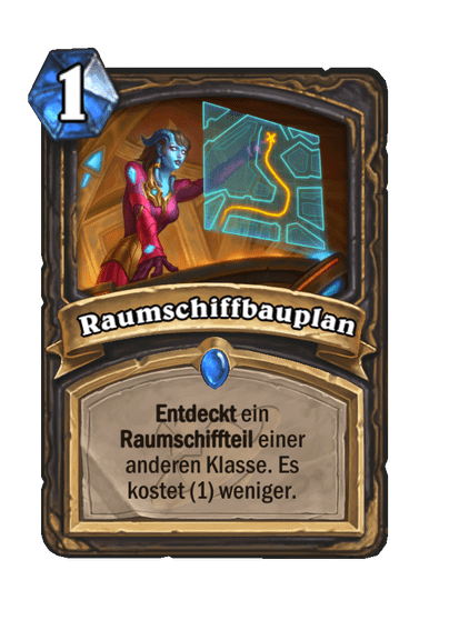 Raumschiffbauplan