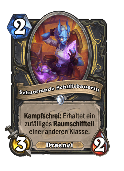 Schnorrende Schiffsbauerin