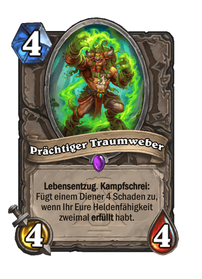 Prächtiger Traumweber