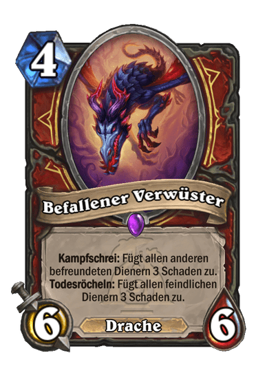 Befallener Verwüster