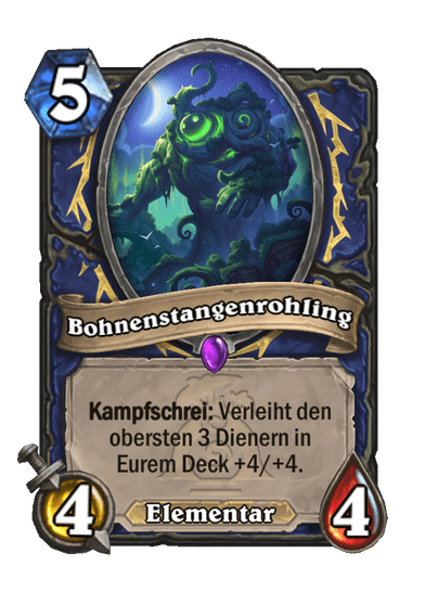 Bohnenstangenrohling