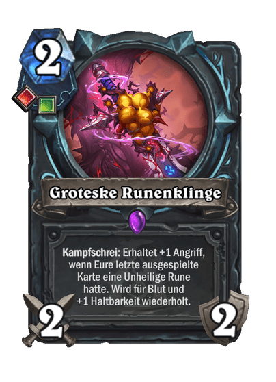 Groteske Runenklinge