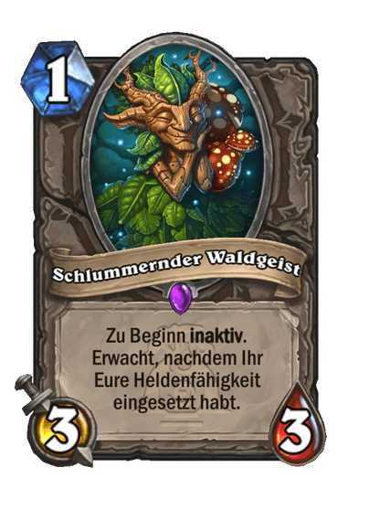 Schlummernder Waldgeist