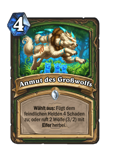 Anmut des Großwolfs