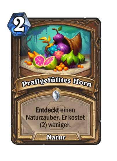Prallgefülltes Horn