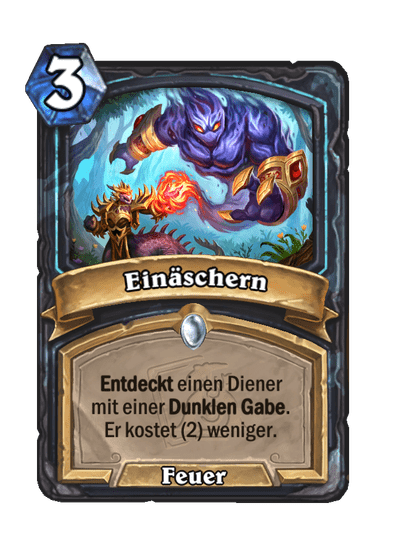 Einäschern