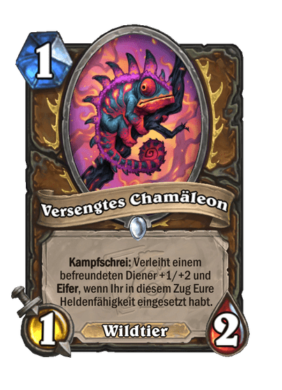 Versengtes Chamäleon