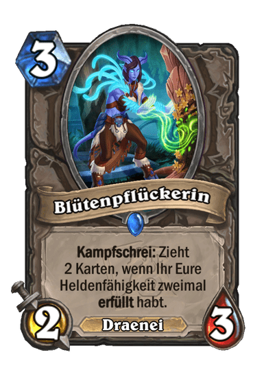 Blütenpflückerin