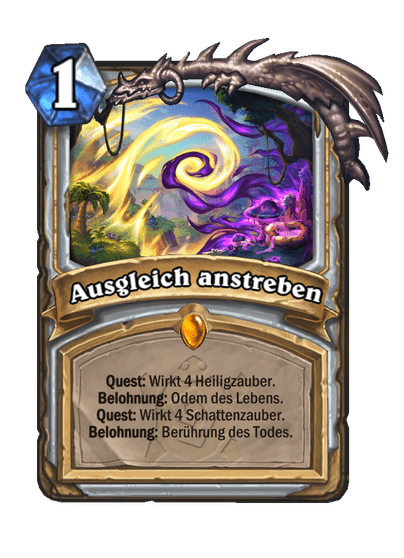 Ausgleich anstreben