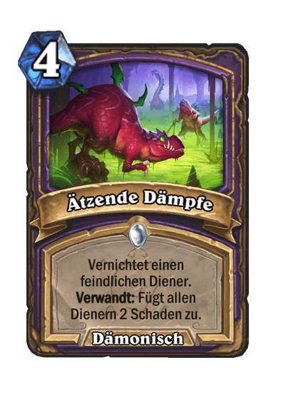 Ätzende Dämpfe