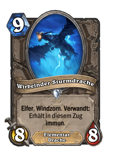 Wirbelnder Sturmdrache