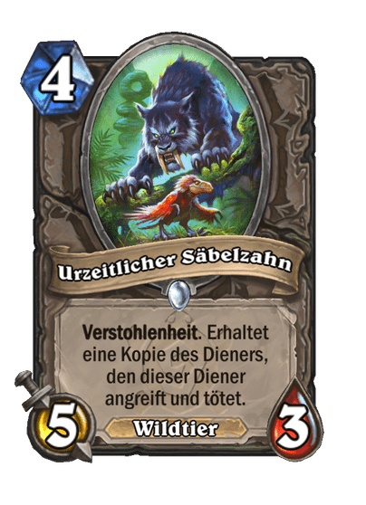 Urzeitlicher Säbelzahn
