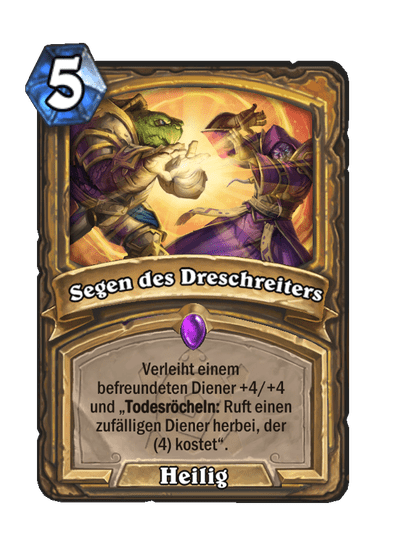 Segen des Dreschreiters