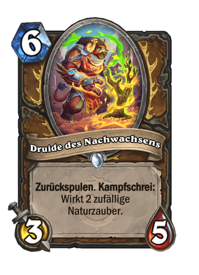 Druide des Nachwachsens