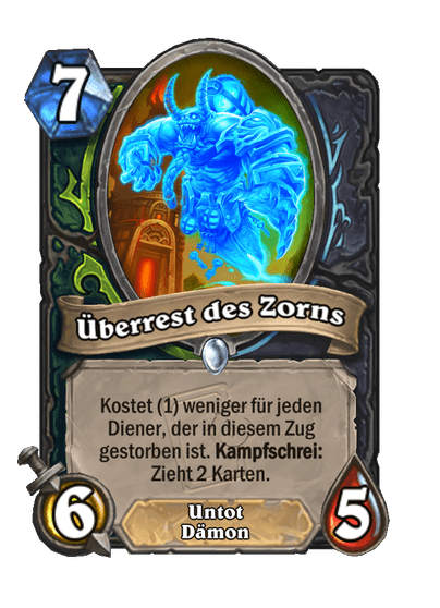 Überrest des Zorns