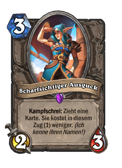 Scharfsichtiger Ausguck