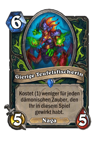 Gierige Teufelsfischerin