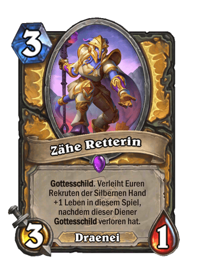 Zähe Retterin