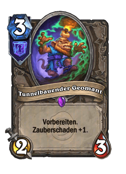 Tunnelbauender Geomant
