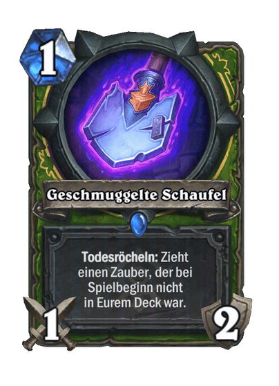 Geschmuggelte Schaufel