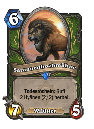 Savannenhochmähne (Archiv)