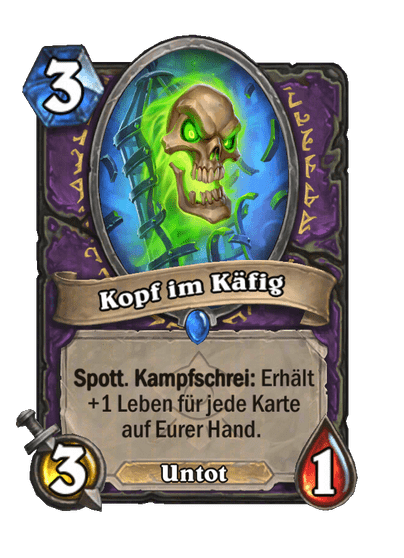 Kopf im Käfig