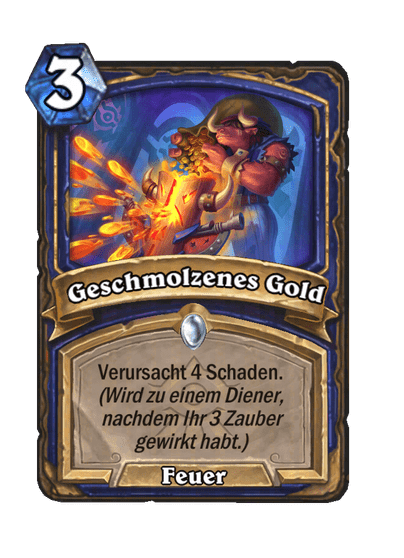 Geschmolzenes Gold
