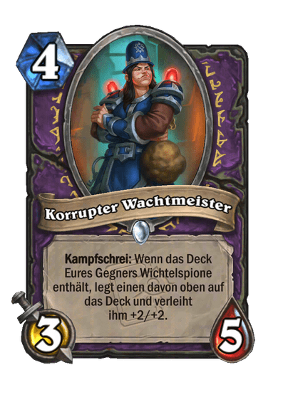 Korrupter Wachtmeister