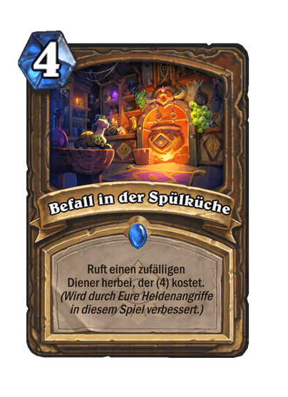 Befall in der Spülküche