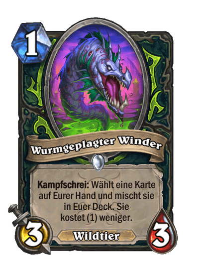 Wurmgeplagter Winder