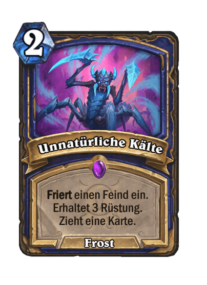 Unnatürliche Kälte