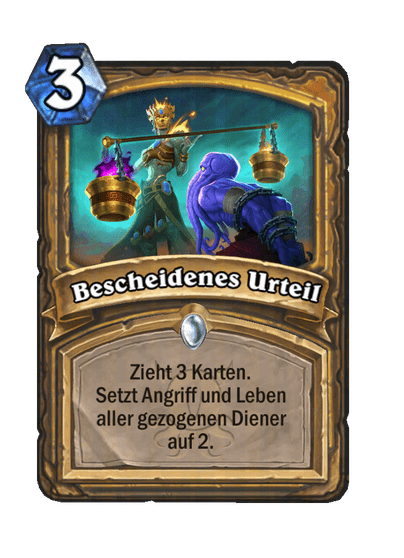 Bescheidenes Urteil