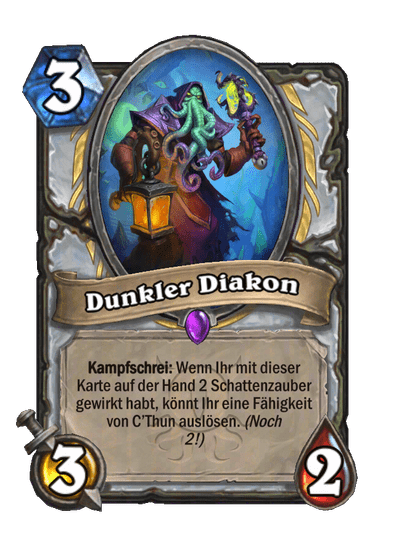 Dunkler Diakon