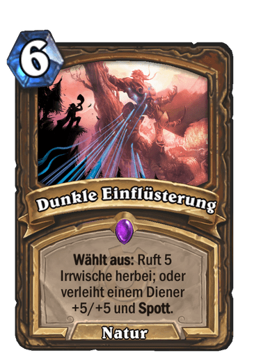 Dunkle Einflüsterung